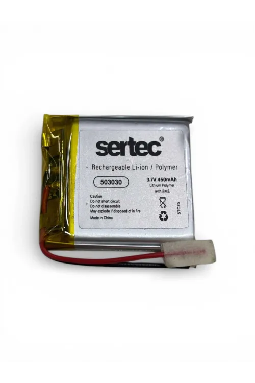 Sertec 503030 3.7v 450mah Li-polymer Pil (devreli/1.5a)