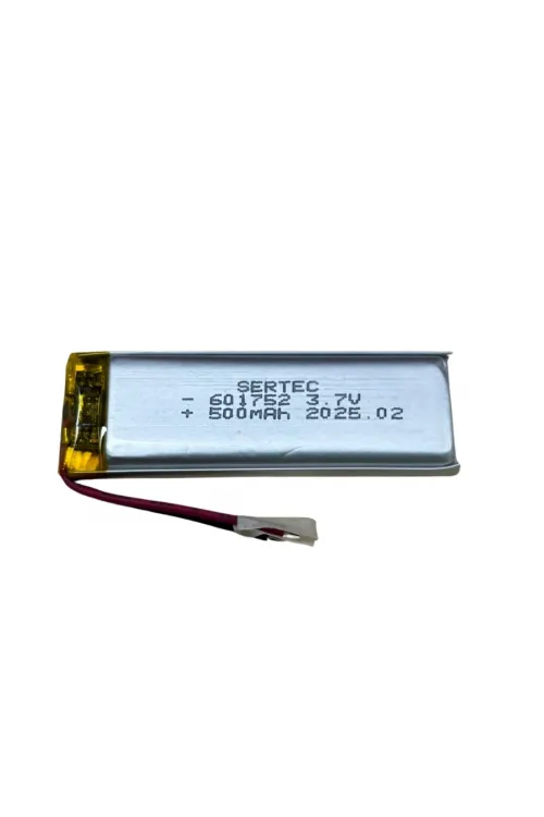 Sertec 601752 3.7v 500 Mah Li-polymer Pil (devreli/1.5a)