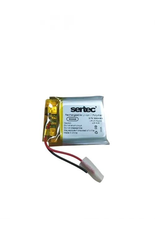 Sertec 602425 3.7v 300mah Li-polymer Pil (devreli/1.5a)