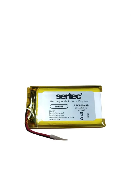 Sertec 603048 3.7v 900 Mah Li-polymer Pil (devreli/1.5a)