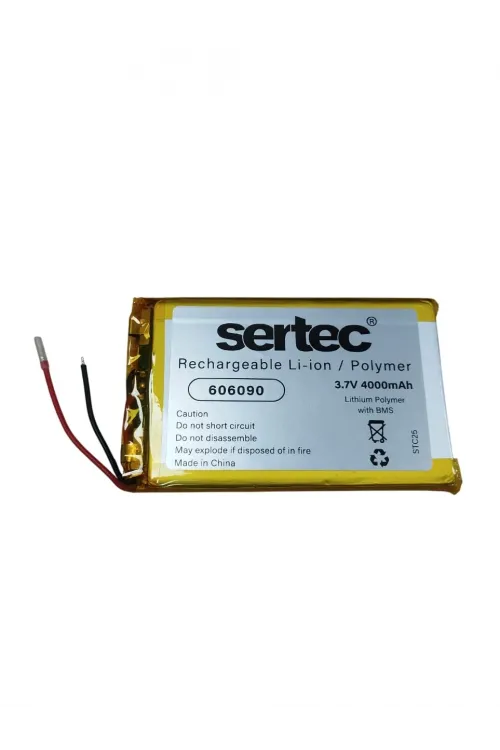 Sertec 606090 3.7v 4000mah Li-polymer Pil (devreli/1.5a)