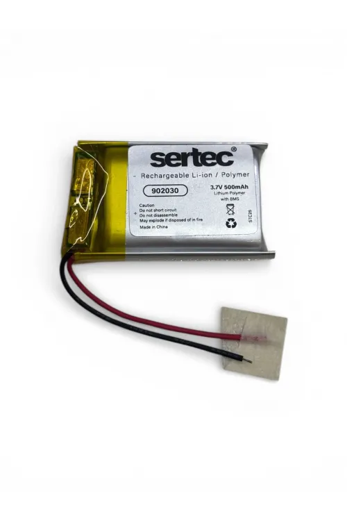 Sertec 902030 3.7v 500 Mah Li-polymer Pil (devreli/1.5a)