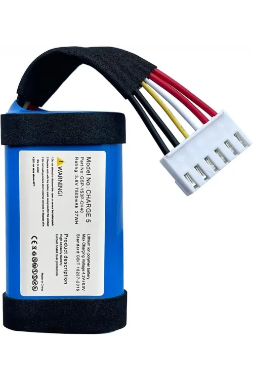 Sertec Jbl Charge 5 Uyumlu 3.7v 7800 Mah Soketli Batarya