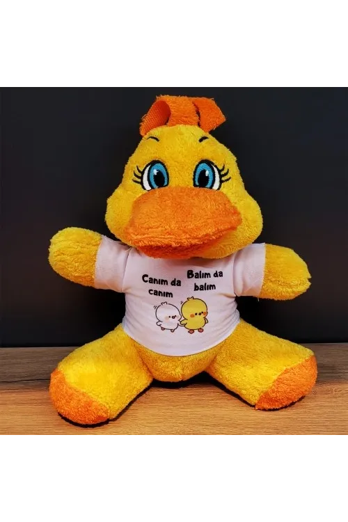Sevimli Canım Da Canım Balım Da Balım Tasarımlı Peluş Civciv Oyuncak