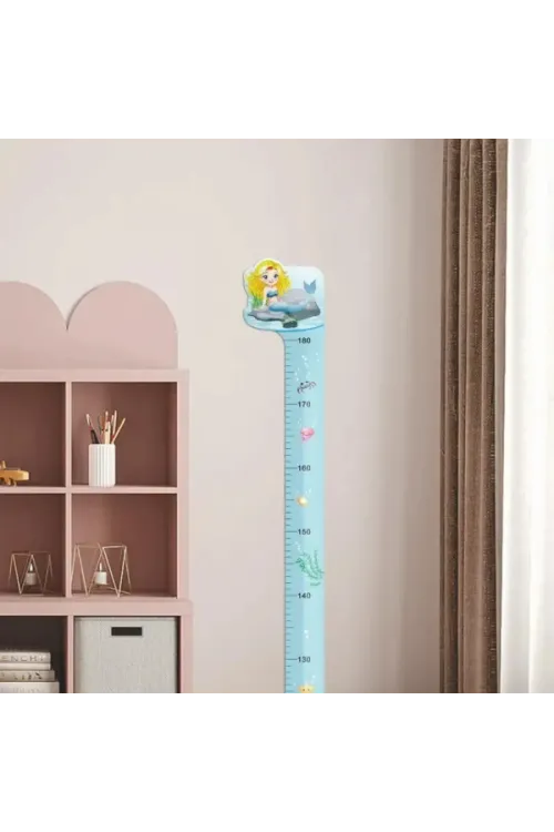 Sevimli Deniz Kızı Boy Ölçüsü Sticker