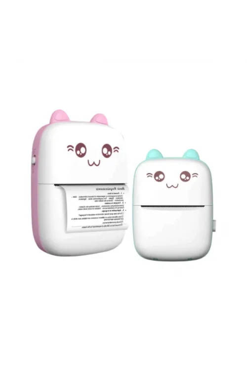 Sevimli Mini Taşınabilir Yazıcı Printer