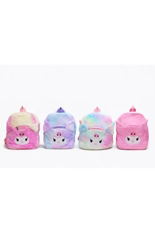Sevimli Peluş Kuromi Sırt Çantası