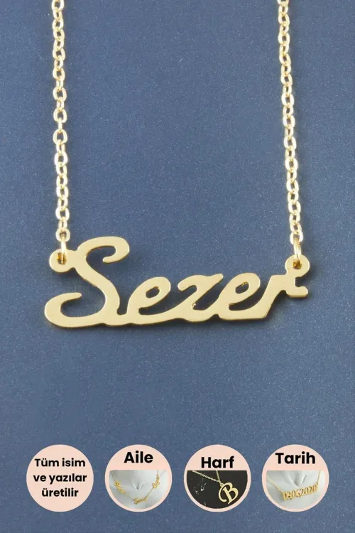 Sezer İsimli Kolye