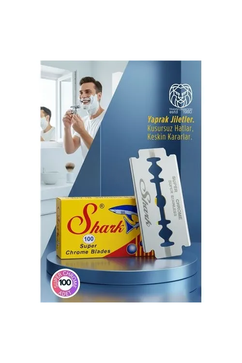 Shark Super Chrome 100’lüPremium Paket - Profesyonel Jilet