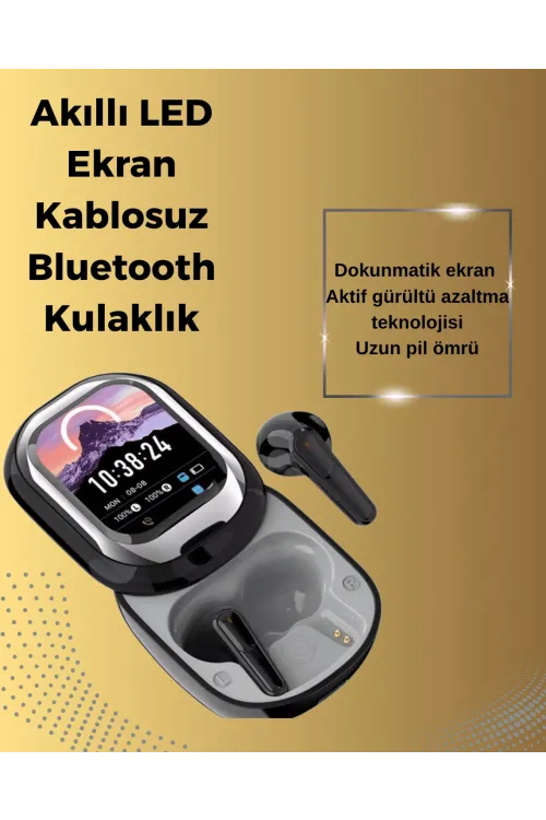 Şık, Akıllı Ve Güçlü: Led Ekranlı Kablosuz Kulaklık Seti