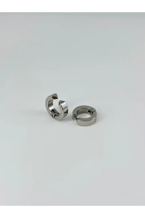 Sıkıştırma Çelik Erkek Küpe - Ekp0036