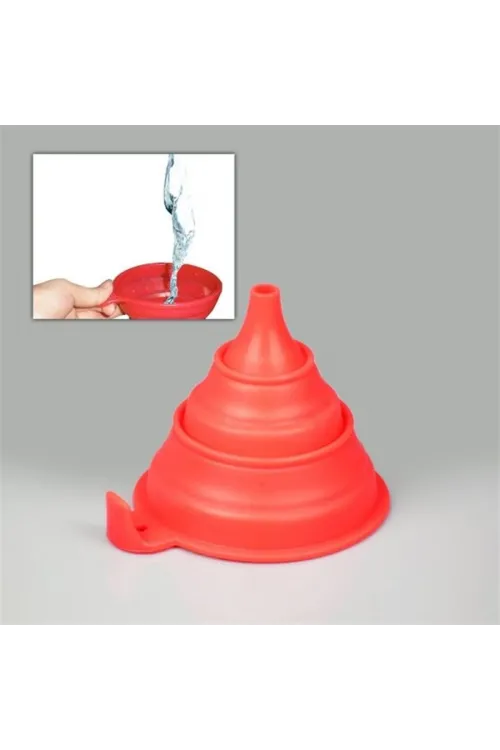 Silicone Folding Funnel Katlanır Huni
