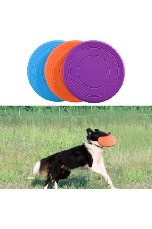 Silikon Frizbi Köpek Oyuncağı