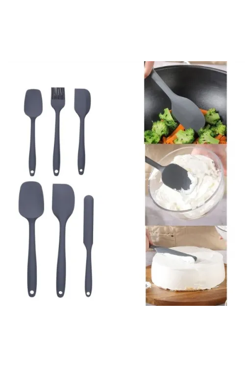Silikon Spatula ve Fırça Seti