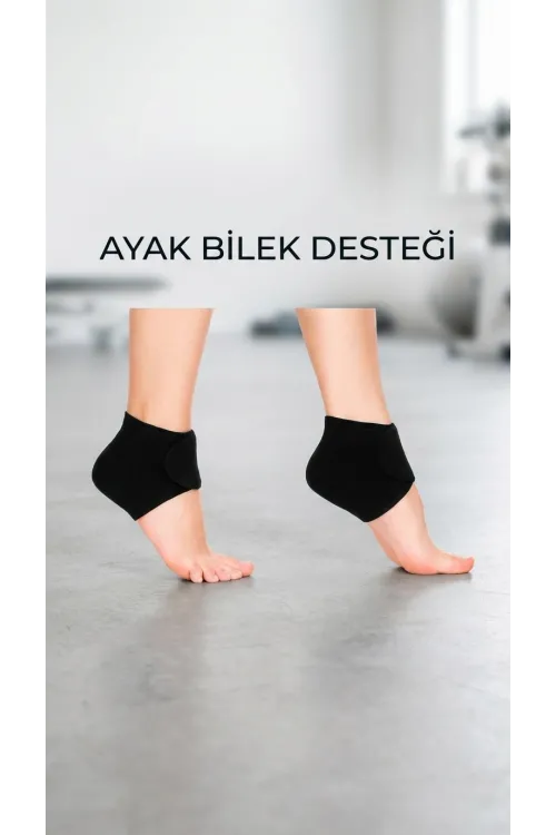 Silikon Taban Ortopedik 2li Topuk Dikeni Destek Çorap Seti