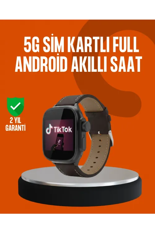 Sım Kartlı Akıllı Saat Amoled Ekran Android Sistem