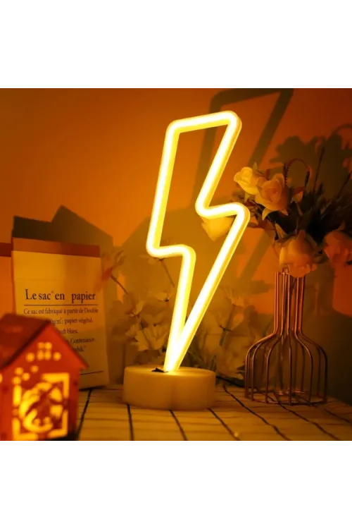 Şimşek Neon LED Lamba