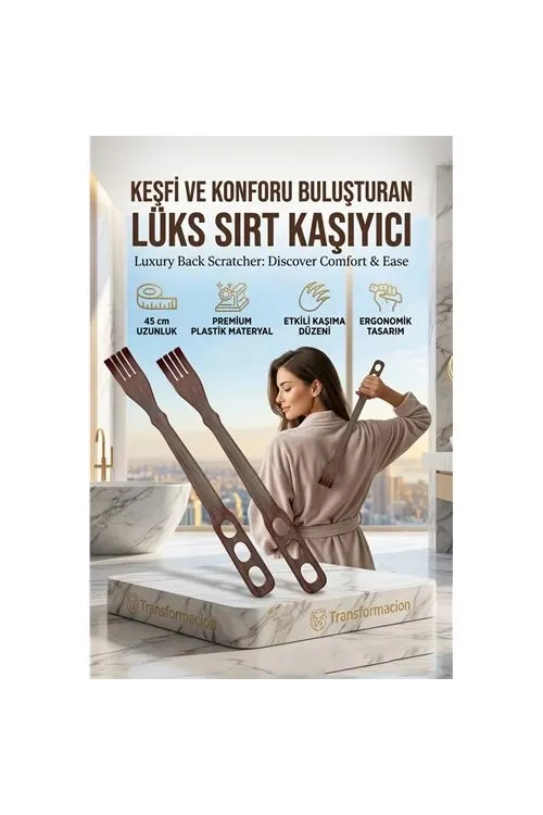 Sırt Kaşıma Aparatı - Plastik Sırt Kaşıyıcı 2 li set 721766