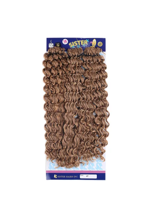 Sister Afro Dalgası Saç - Karamel 27