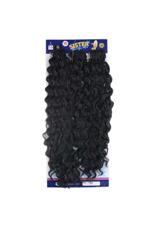 Sister Afro Dalgası Saç-Koyu Kestane 2