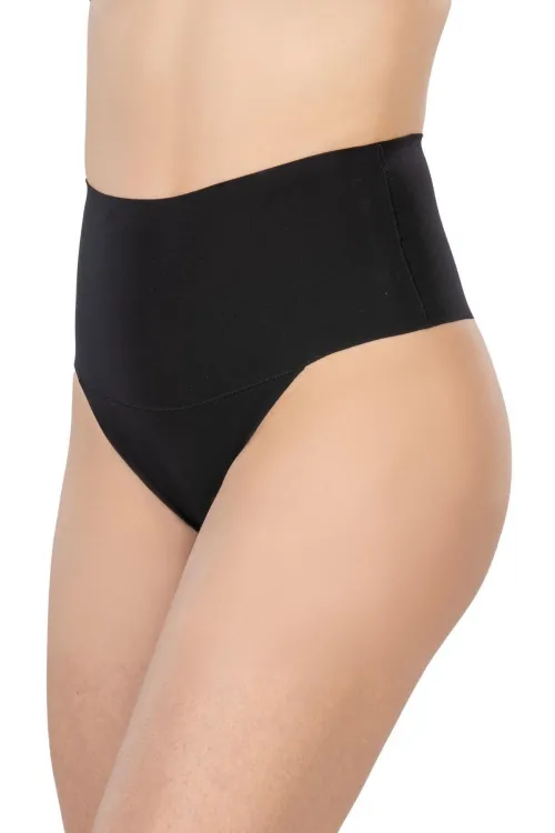 ieg™ SİYAH MI 2806 Lazer Kesim Yüksek Bel İz Yapmaz String