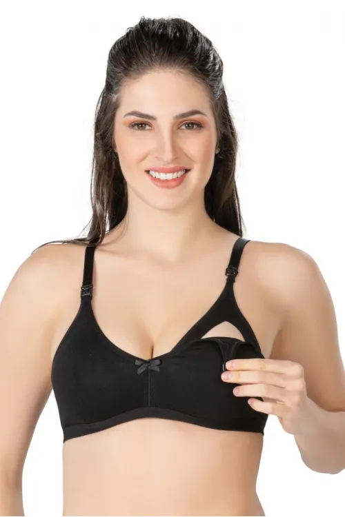 ieg™ SİYAH MI  1421 Modal Cotton Emzirme Sütyen