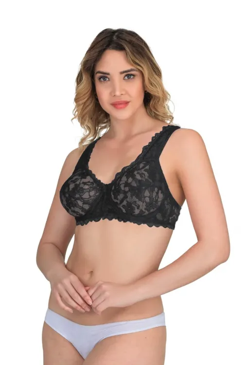 ieg™ SİYAH MI  178 B Balenli Dantelli Sütyen