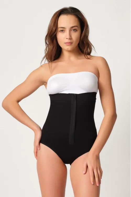ieg™ SİYAH MI  2088 Önden Agraflı Slip Korse