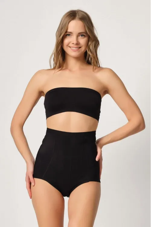ieg™ SİYAH MI  2931 Karın Balen Destekli Slip Lazer Korse