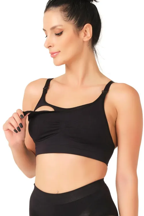 ieg™ SİYAH MI  5320 Agraflı Emzirme Sütyen