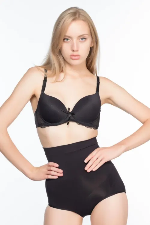 ieg™ SİYAH MI  7024 Yüksek Bel Slip Korse