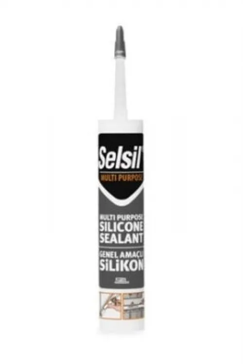 Siyah Universal Silikon - 280 gr - Dolgu Silikonu