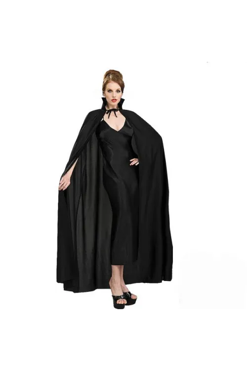 Siyah Yakalı Yetişkin Pelerin 120 cm