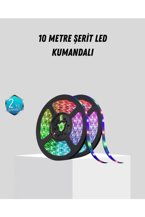 Smart Şerit Led Işık – Uzaktan Kumandalı, Usb Girişli, Müzik Modlu