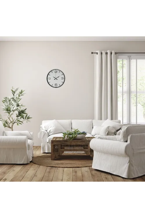 Soft Beyaz 36 Cm Dekoratif Duvar Saati