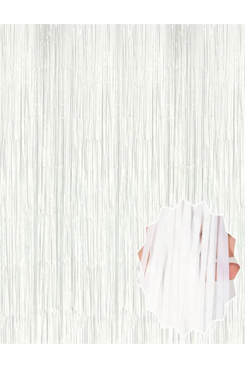 Soft Beyaz Renk Duvar ve Kapı Perdesi İthal 100x200 cm