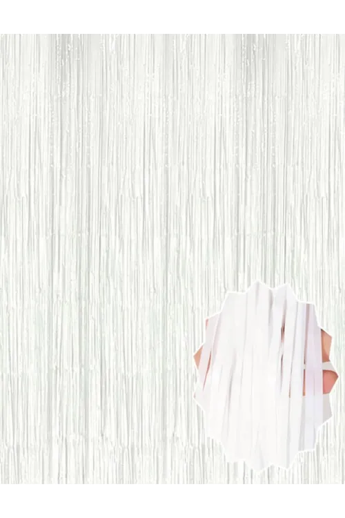 Soft Beyaz Renk Duvar Ve Kapı Perdesi İthal 100x200 Cm