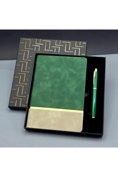 Soft Tarihsiz Deri Defter Kalem