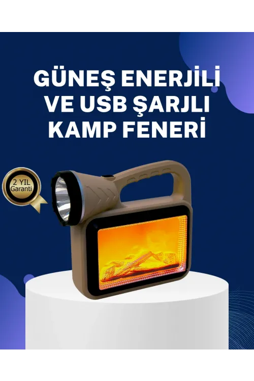 Solar Alev Lambası – Kamp, Bahçe Ve Dış Mekan İçin
