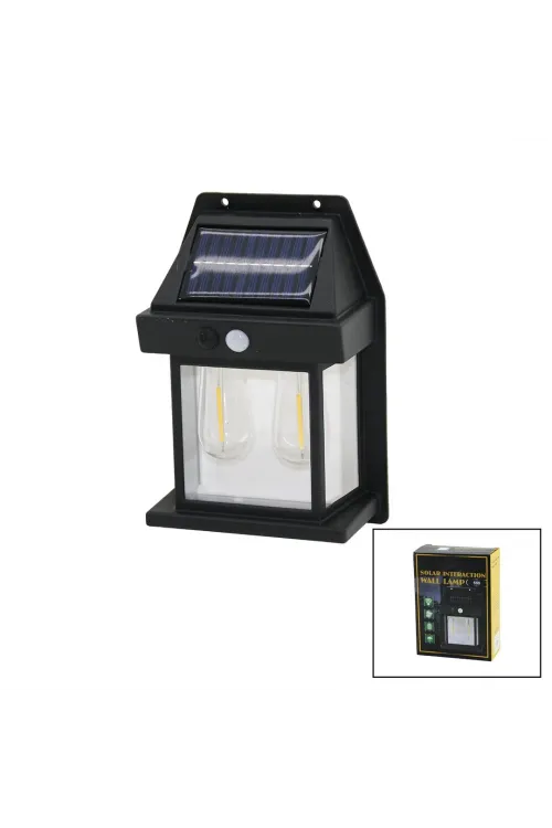 Solar Interactıon Wall Lamp Tk-778-888 2 Lamba Solar Ve Sensörlü Aplik Duvar Lambası Dış Mekan 5.5 V Ve 1 W Ve 1800mah IEGRIY6