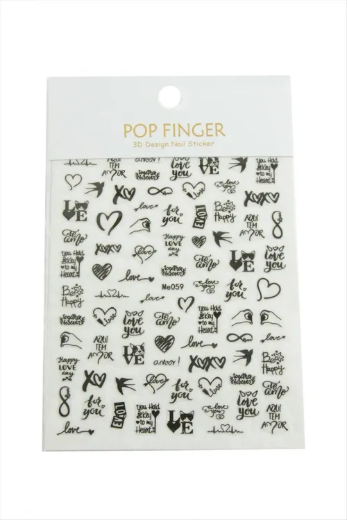 Sonsuzluk Kalp Tattoo Dövme Sticker