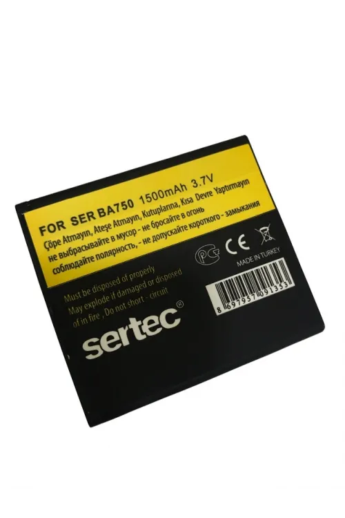 SONY / ERİCSON SR-BA750 Uyumlu Batarya