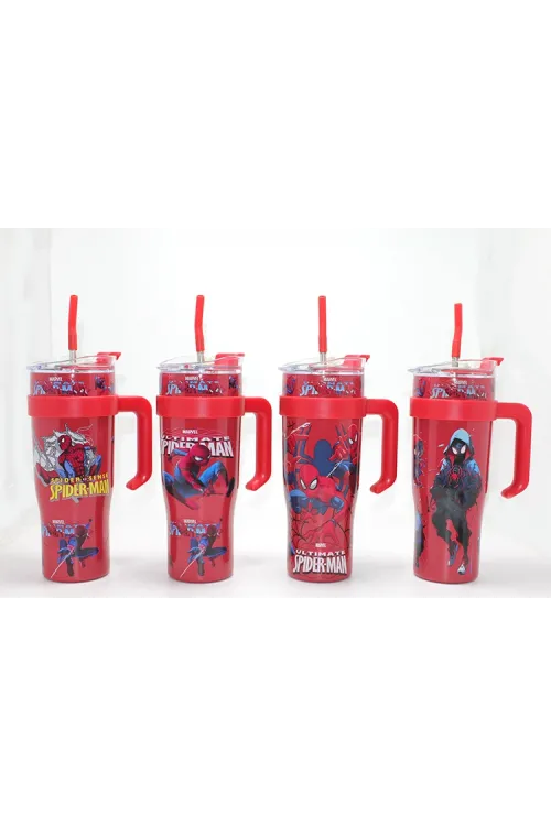 Spiderman Pipetli Termos Suluk