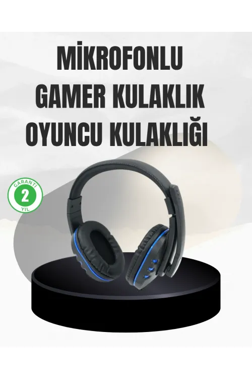 Stereo Oyun Kulaklığı – Güçlü Bas, Mikrofonlu Ve Konforlu Tasarım