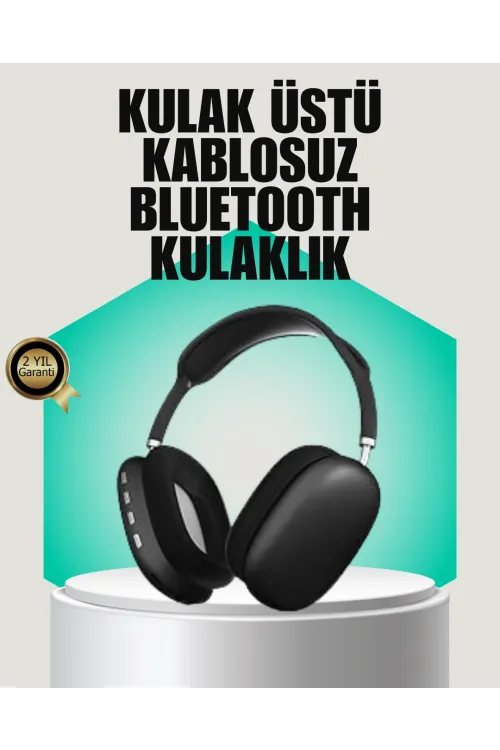 Stereo Ses Kaliteli Bluetooth Kulaklık | Katlanabilir Ve Ergonomik Tasarım