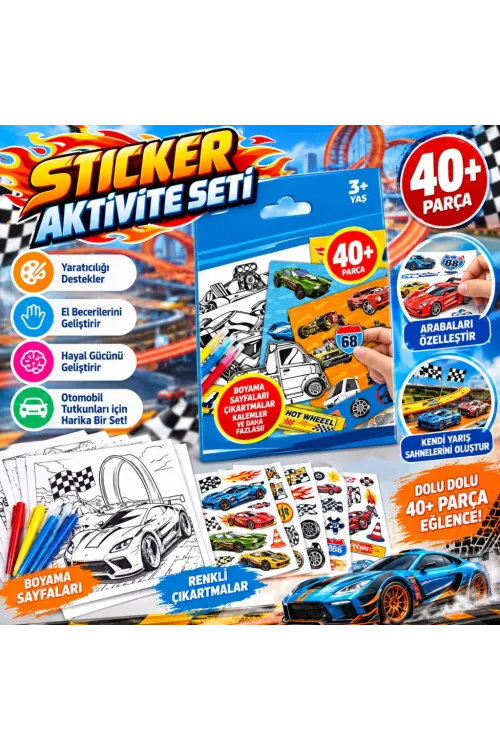 Sticker Aktivite Seti