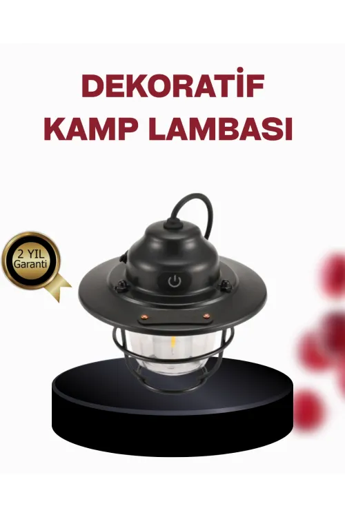 Su Geçirmez Taşınabilir Çadır Gece Lambası