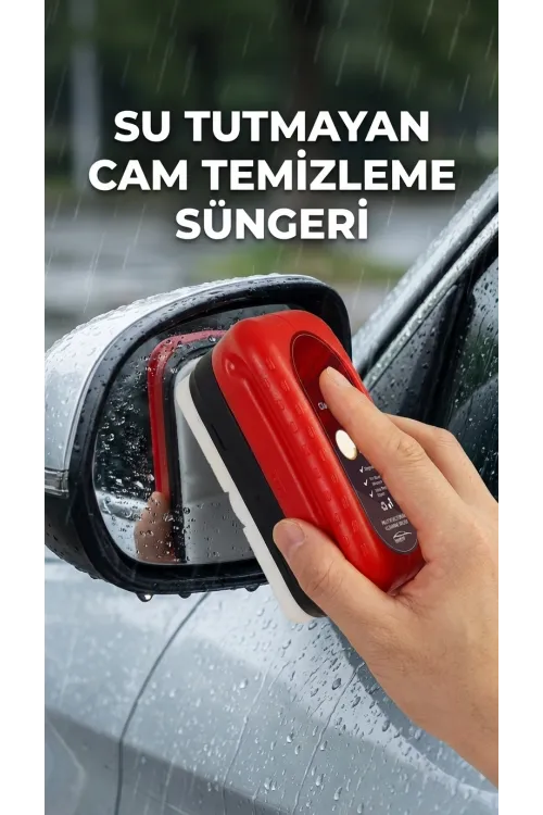 Su Tutmayan Araç Camı Temizleme Süngeri 2li Paket