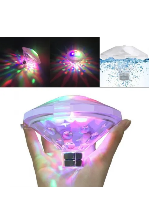 Sualtı Gece Lambası Banyo Yüzme Havuz Led Aydınlatma