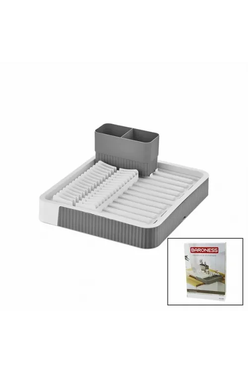 Sürgülü  Bulaşıklık Plastik  32.5cm X 35.5cm - 51.5 X 35.5cm - Gri Renk